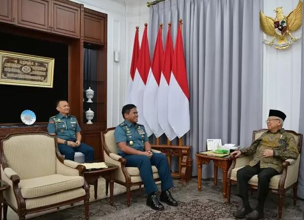 Kasal Menghadap Wapres, Laporkan Situasi Keamanan Laut
