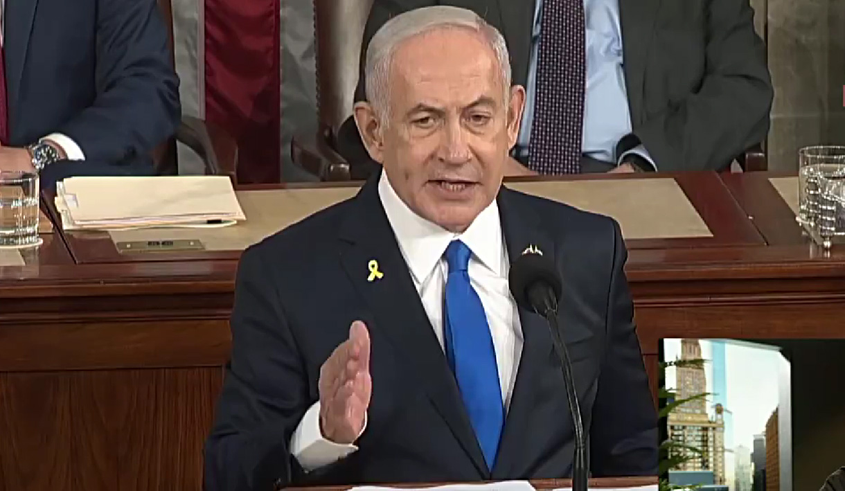 Curhatan Tegas Netanyahu di Kongres AS