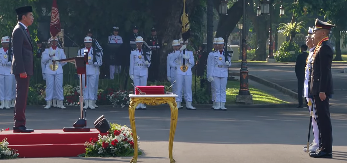 Upacara Praspa TNI-Polri 2024 Di Istana