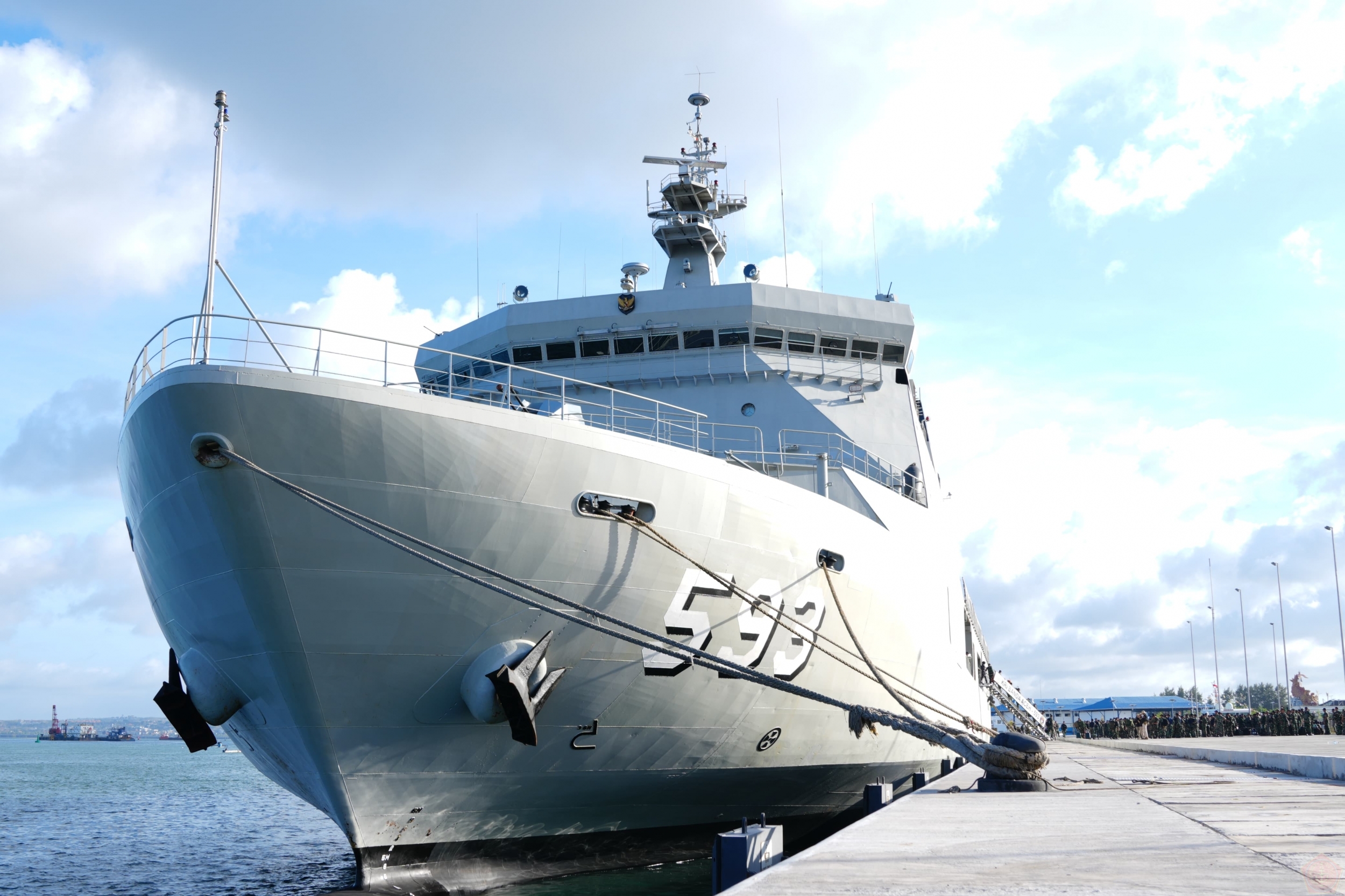 Kapal Perang RI Siap Dukung Pengamanan VVIP HLF MSP dan KTT IAF, Tiba di Pulau Dewata