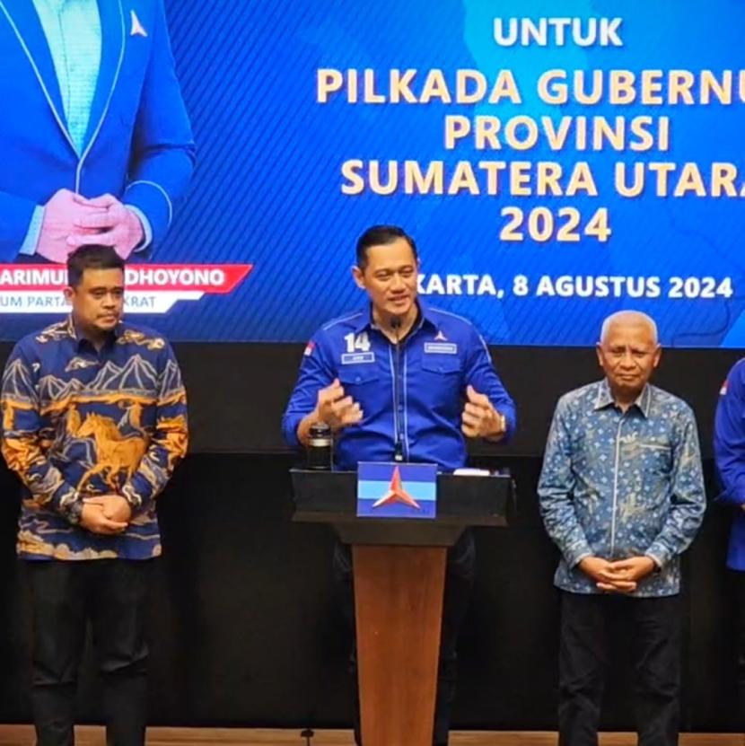 Bobby Nasution-Surya Resmi Didukung Demokrat untuk Pilgub Sumut 2024