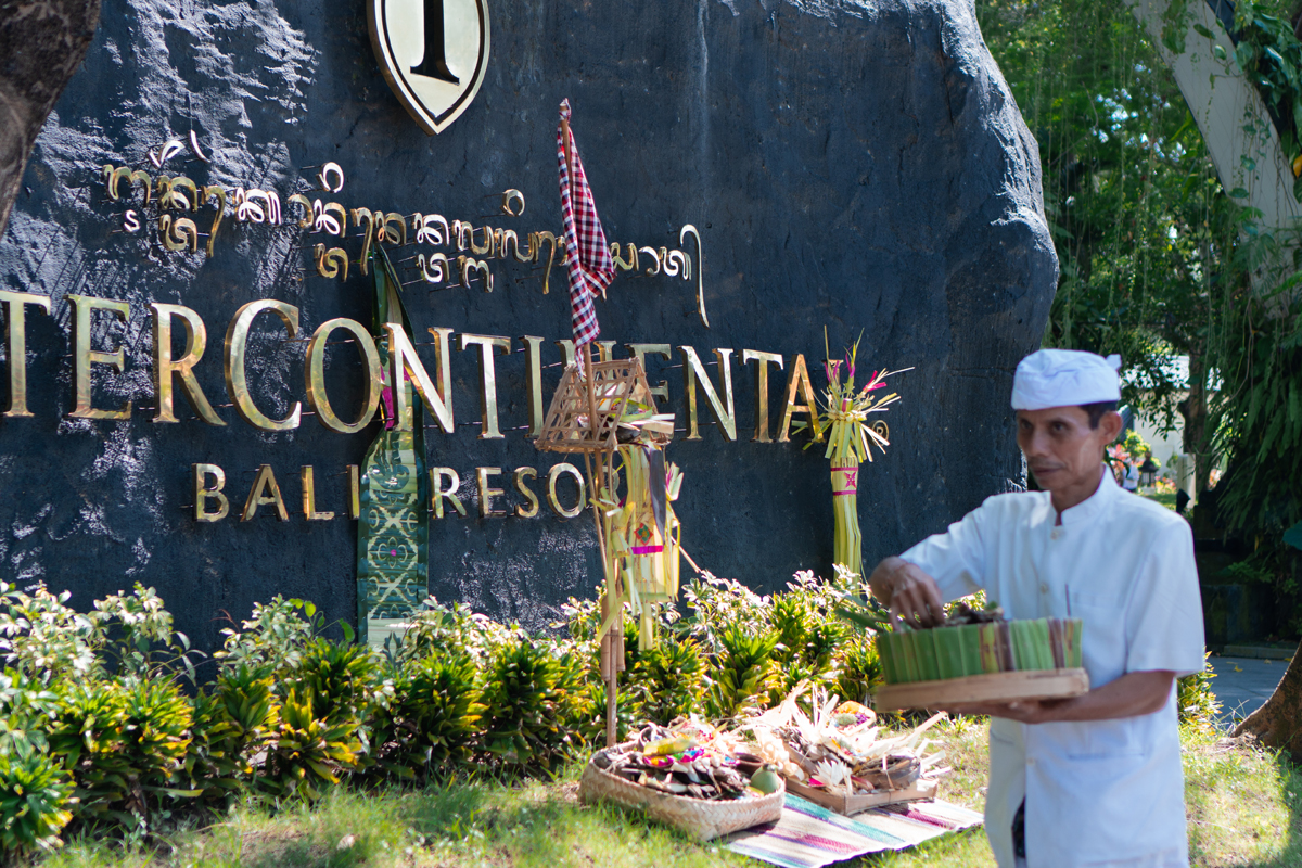 Persiapan Welcome Dinner KTT IAF dan HLF MSP 2024 di Intercontinental Bali Resort Hampir Selesai