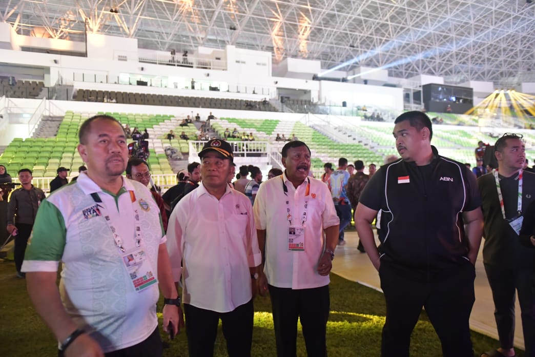 Menpora Dito dan Menko PMK Tinjau Persiapan Akhir Penutupan PON XXI Aceh-Sumut 2024