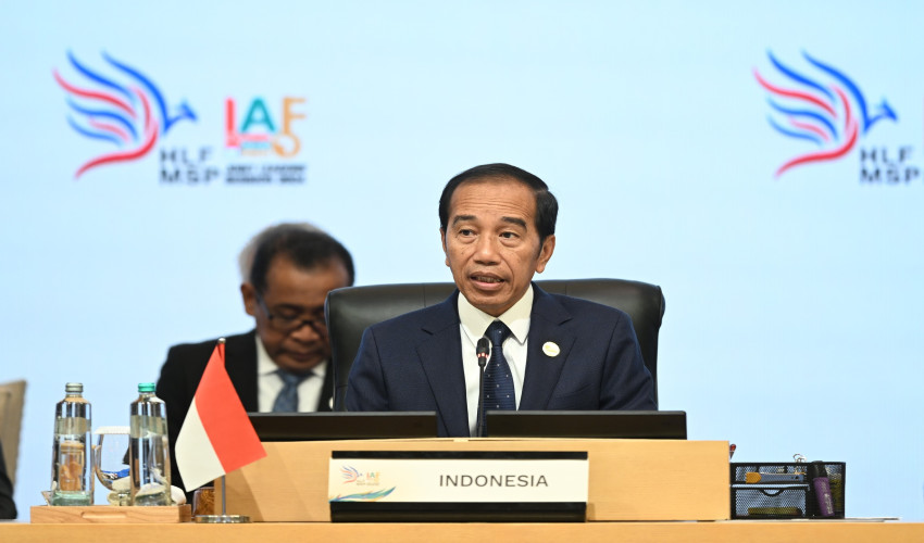 Presiden Joko Widodo Buka HLF MSP dan IAF 2024, Serukan Solidaritas Global