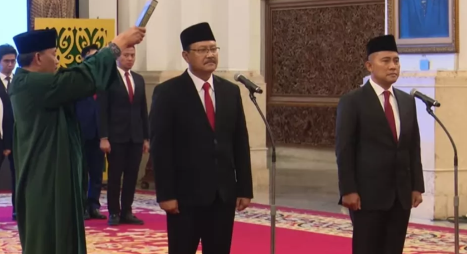 Presiden RI Lantik Menteri Sosial dan Kepala BNPT Baru