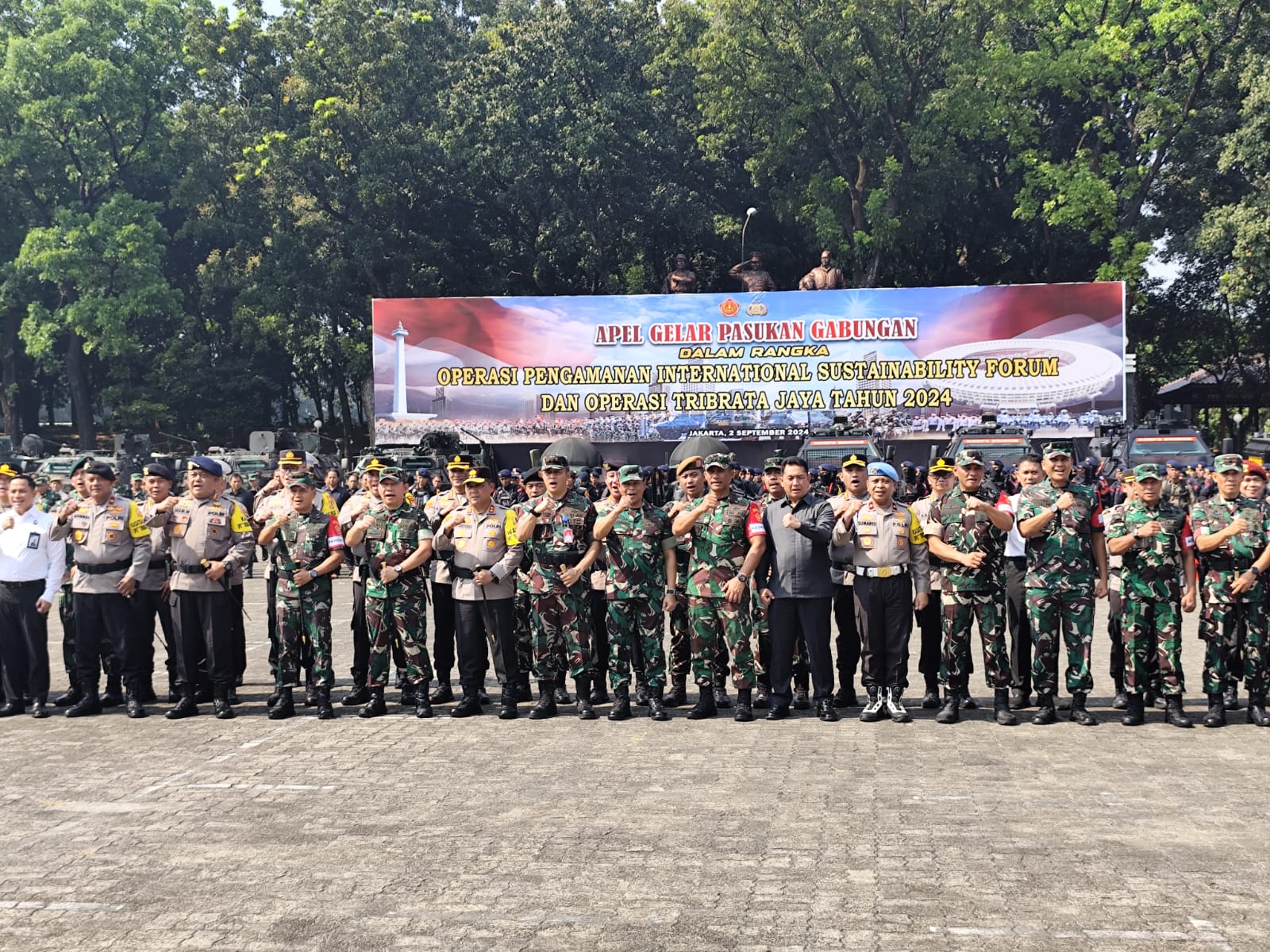 9.030 Personel TNI-Polri Siap Amankan Kunjungan Bersejarah Paus Fransiskus di Jakarta