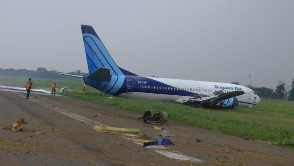 Pesawat Trigana Air Tergelincir di Papua, Seluruh Penumpang dan Kru Selamat