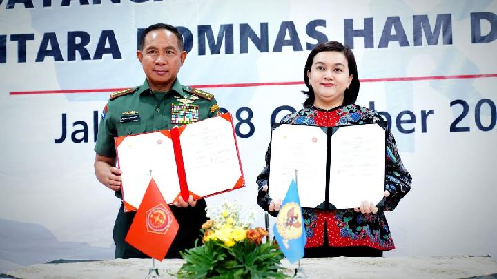 TNI Tegaskan Komitmen HAM Melalui MoU dengan Komnas HAM