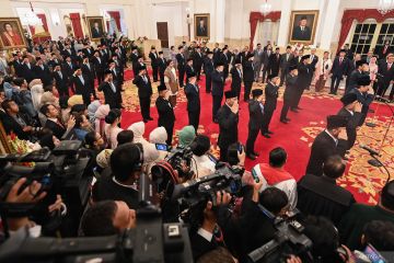 Presiden Prabowo Lantik Jajaran Menteri dalam Kabinet Merah Putih
