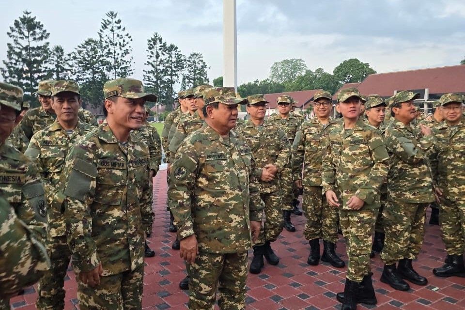 Prabowo Gunakan Uang Pribadi Pada Acara Kabinet di Akmil