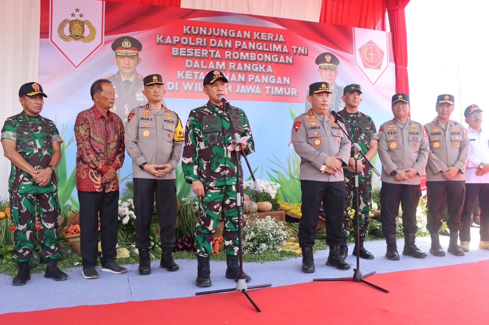 TNI Perkuat Program Ketahanan Pangan di Jawa Timur