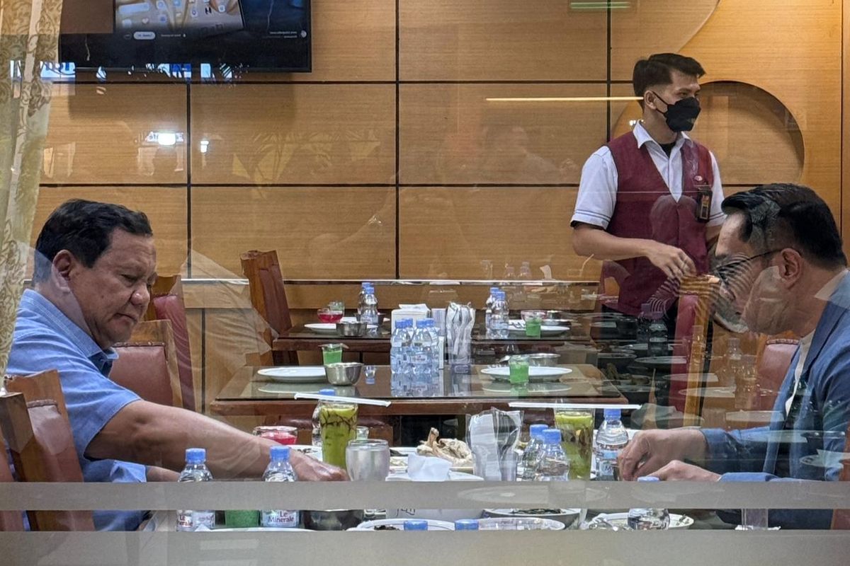 Prabowo Makan Malam Dengan Ridwan Kamil, Diskusi Banyak Hal Dan Bahas IKN