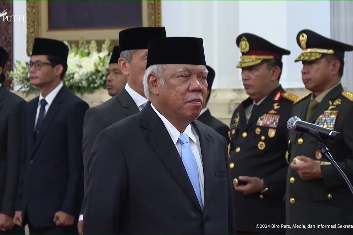 Basuki hadir di Istana Jakarta untuk dilantik jadi Kepala OIKN