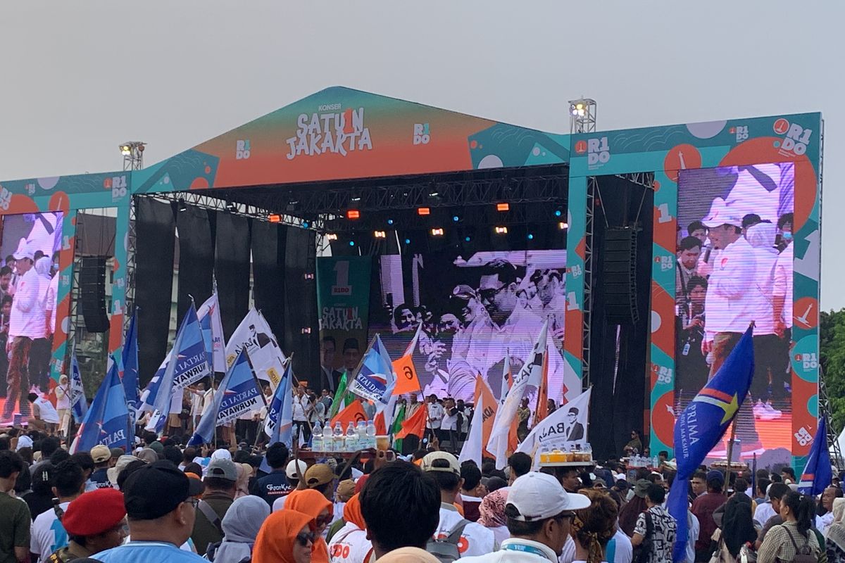 RK-Suswono Gelar Kampanye Akbar, Berharap Menang 1 Putaran
