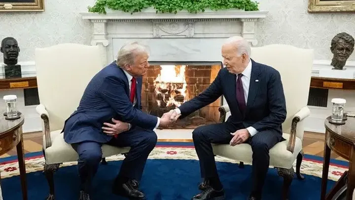 Biden Sambut Trump Kembali ke Gedung Putih, Janjikan Transisi Mulus