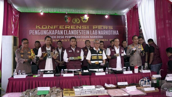 Polri Ungkap Pabrik Narkoba di Bali