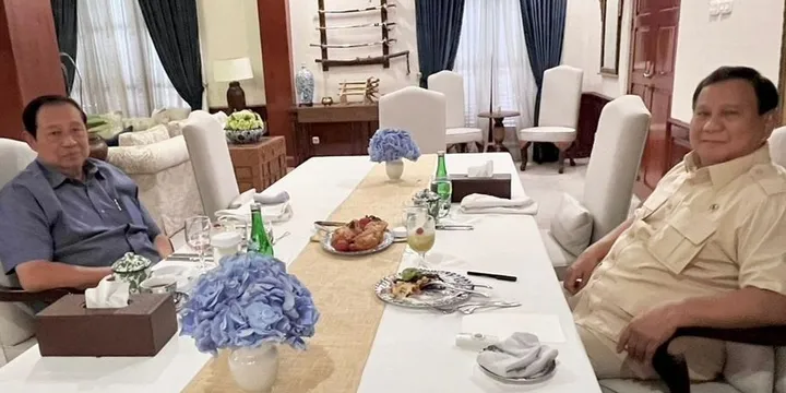 Prabowo Kunjungi SBY Di Cikeas