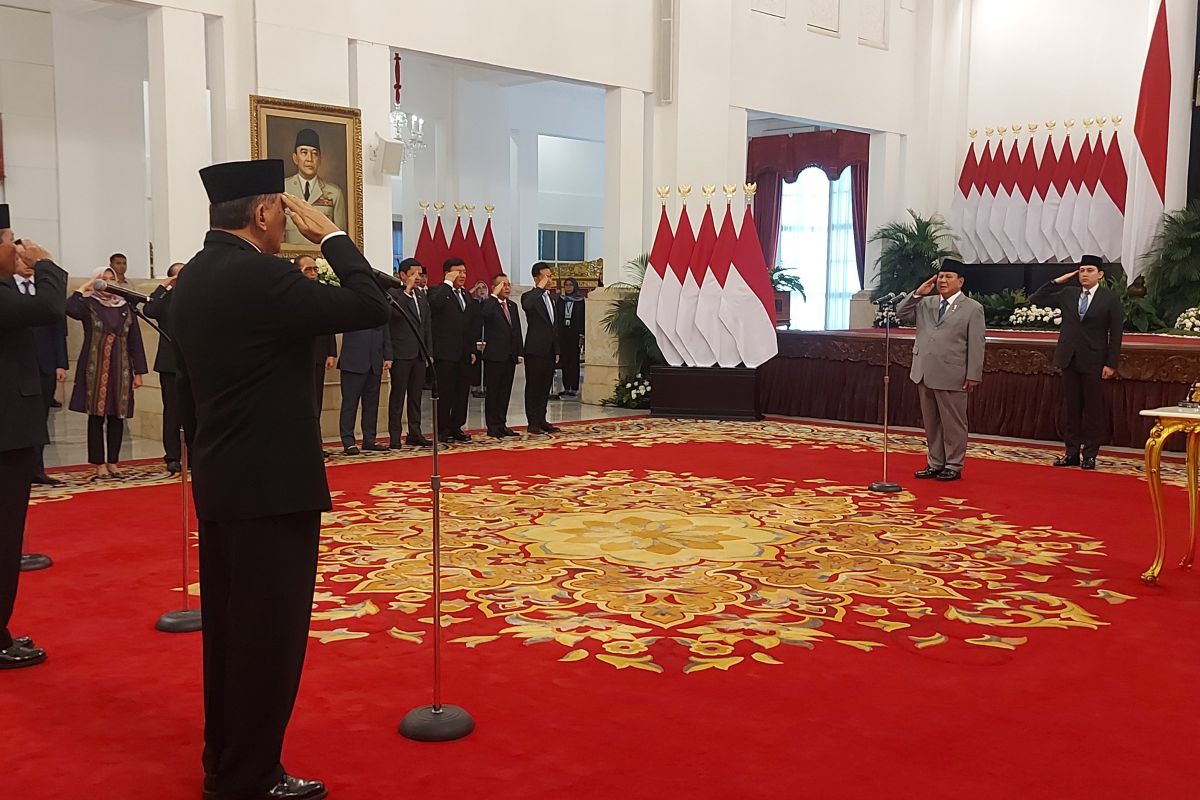 Presiden Prabowo angkat Sjafrie Sjamsoeddin jadi Ketua Harian DPN