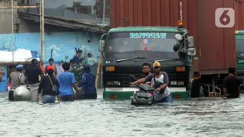 BPBD DKI: Jalan RE Martadinata terendam banjir rob pada Senin pagi