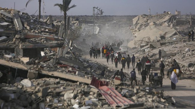 Presiden AS Donald Trump Berencana Relokasi Warga Gaza, Kemlu RI Bantah Isu Tersebut