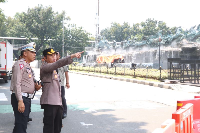 1.623 Personel Amankan Aksi “Indonesia Gelap” di Monas