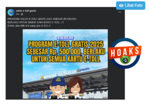 Waspada Phishing! Program Saldo E-Toll Gratis di Media Sosial Menjelang Libur Lebaran 2025