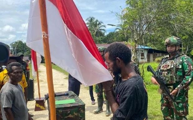 Eks Komandan OPM Sorong Raya Menyatakan Ikrar Setia kepada NKRI