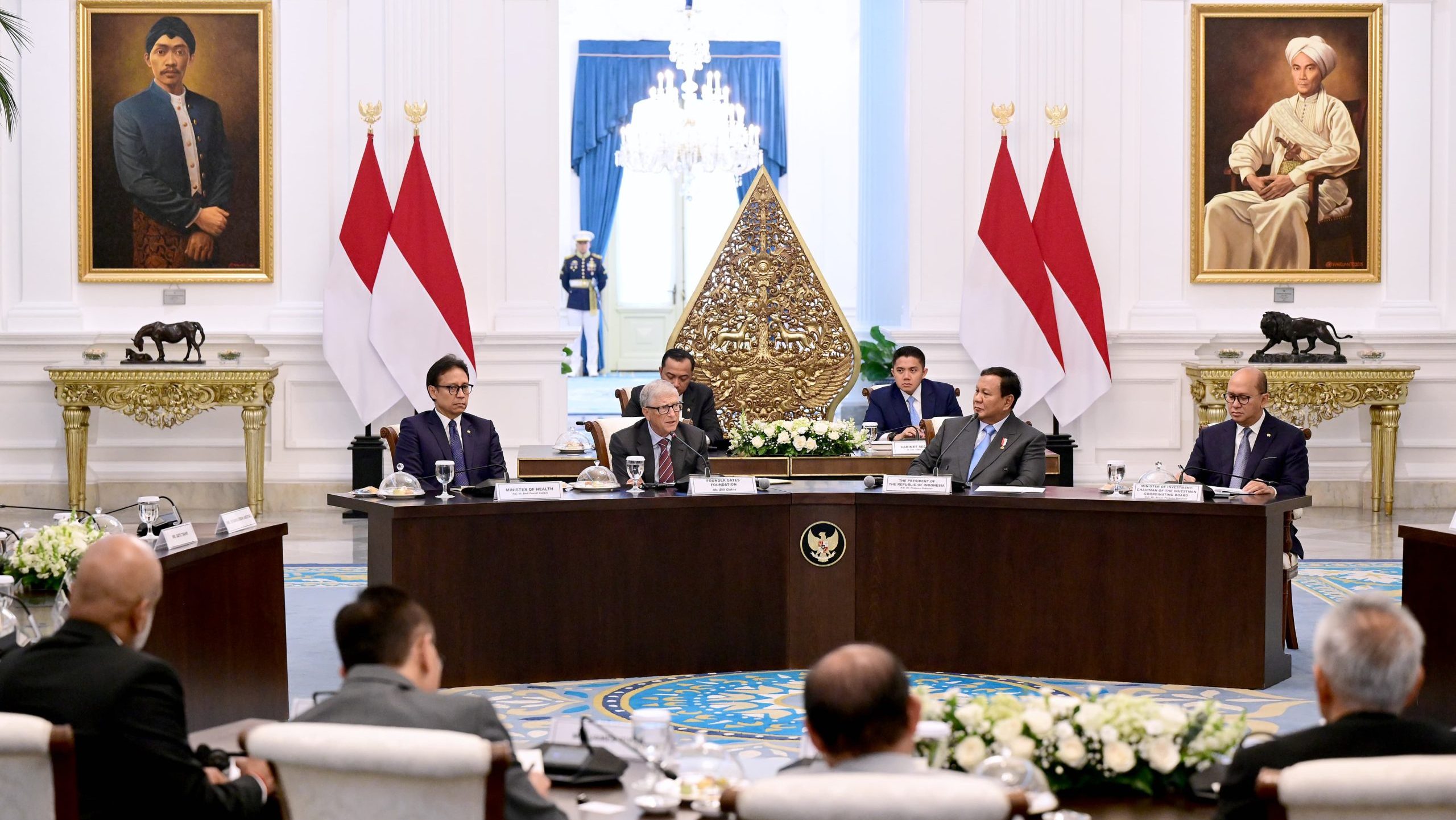Bill Gates Puji Komitmen Indonesia dalam Kesehatan dan Pertanian di Hadapan Presiden Prabowo