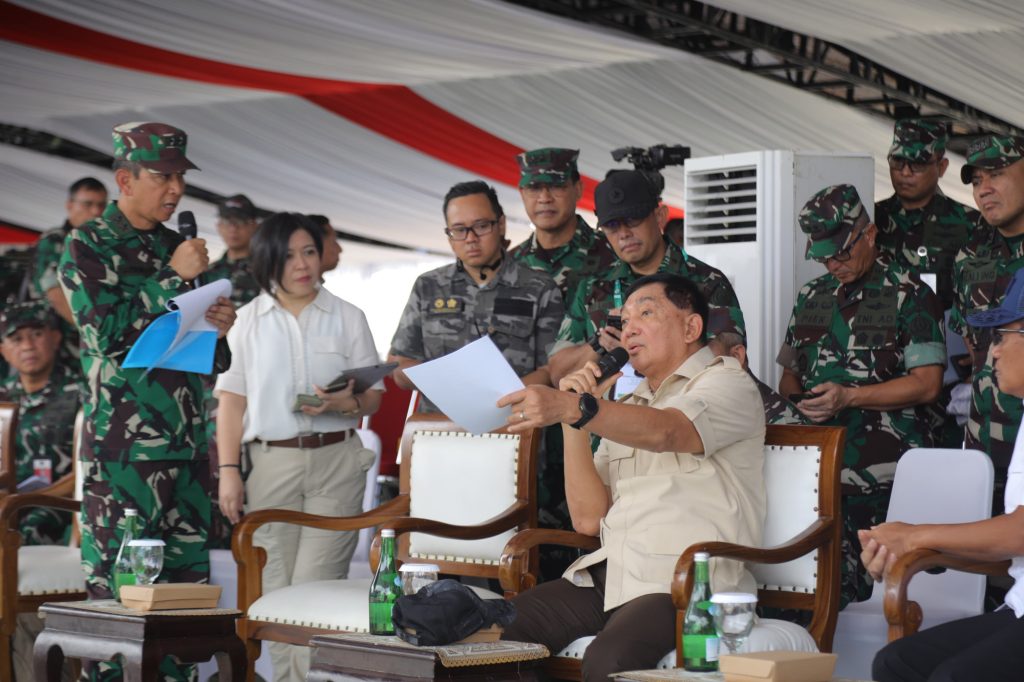 Menhan Sjafrie Cek Kesiapan Indo Defence 2024, Pastikan Pameran Strategis Berjalan Optimal