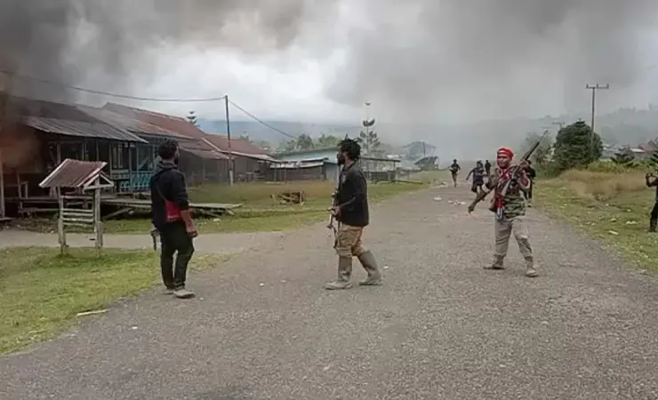 OPM sebar hoaks tentang pembakaran rumah di Oksop Papua
