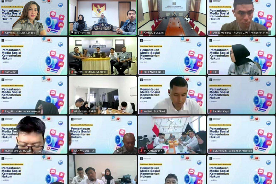 Kanwil Kemenkum NTT Mendalami Praktisi Monitoring Sosial Media