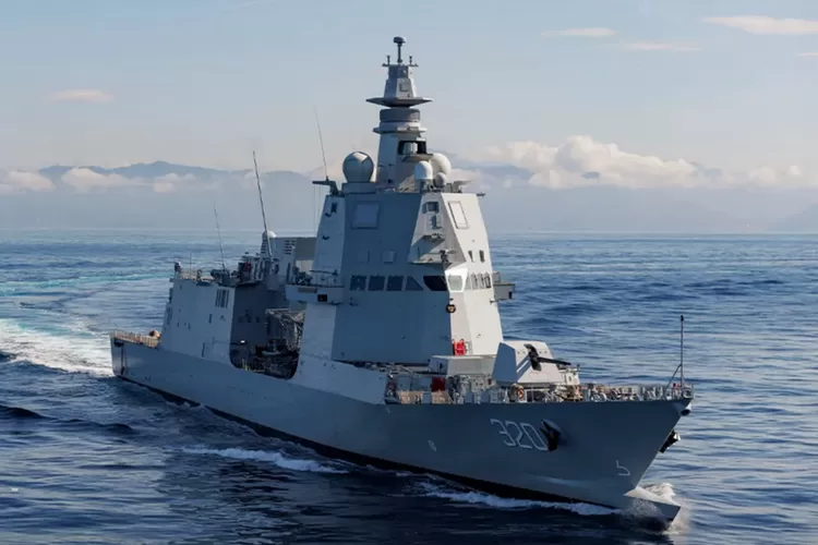 Kapal Perang Canggih Buatan Italia Menuju Indonesia