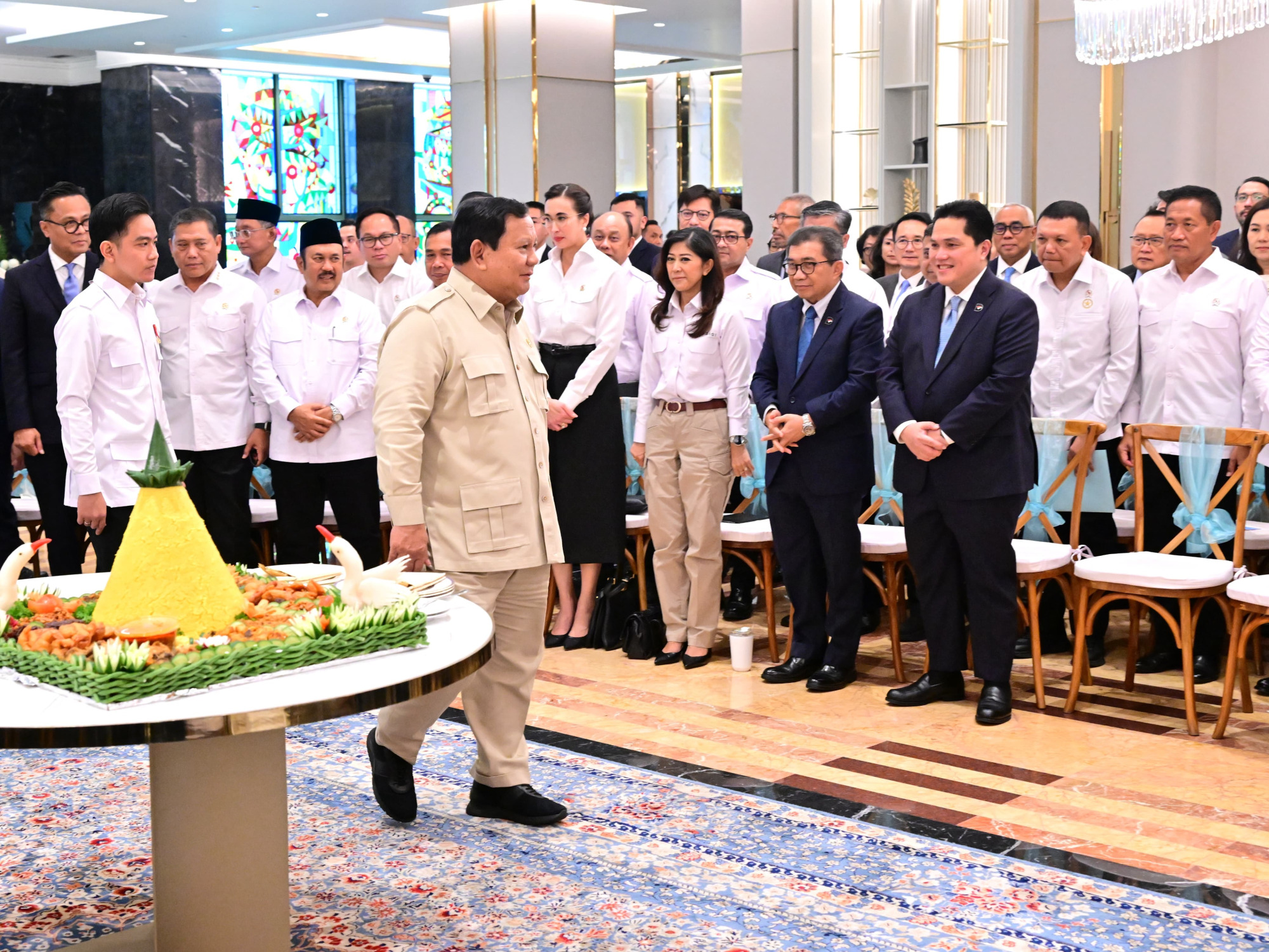 Wamenhan Dampingi Presiden Resmikan Wisma Danantara Indonesia