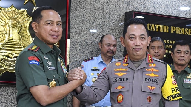 Sinergitas TNI-Polri Ditekankan Panglima TNI saat Peringatan HUT Bhayangkara