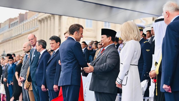 Prabowo Hadiri Bastille Day, Macron: Terima Kasih, Sahabat
