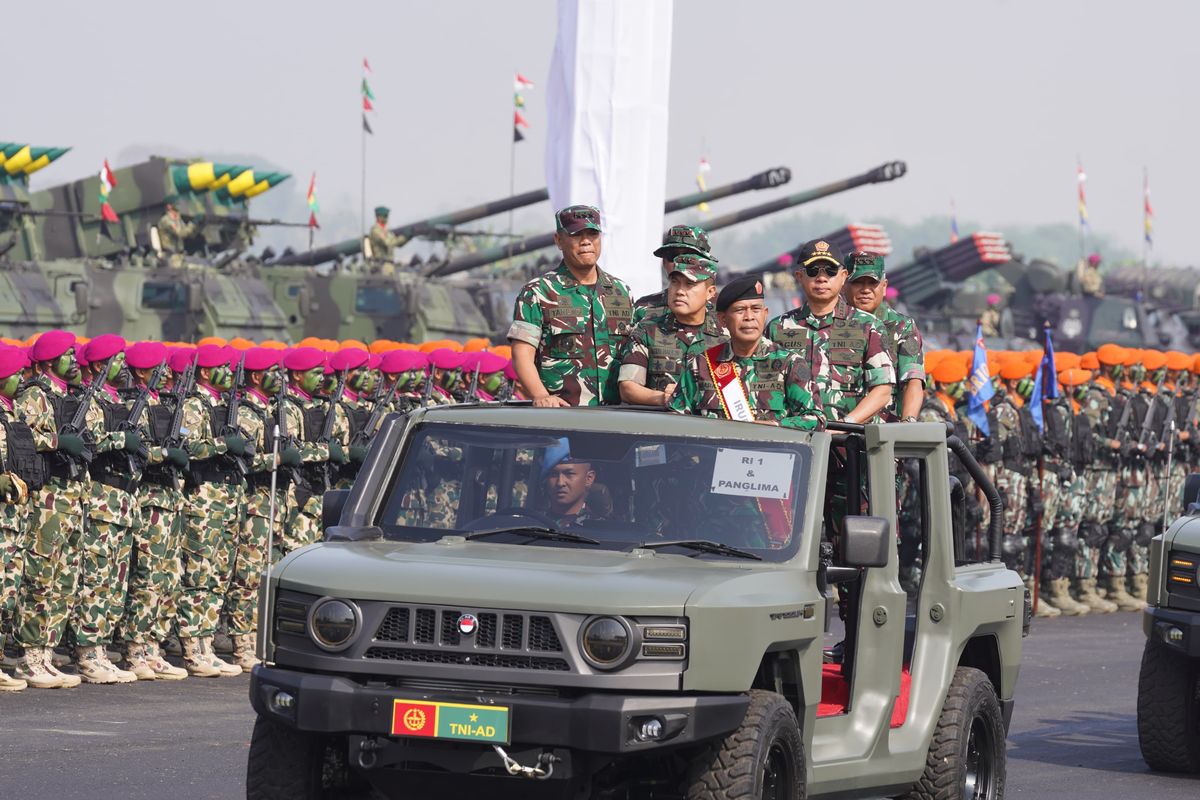 Tiga Komando Elit TNI Ditingkatkan ke Bintang Tiga