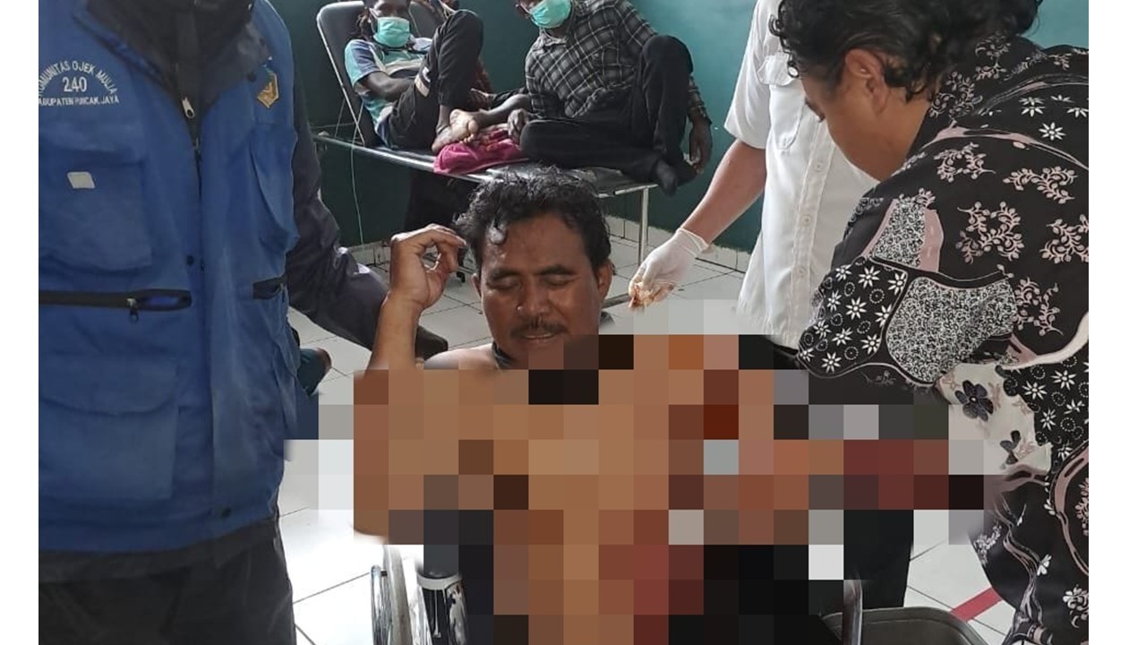 Aksi brutal TPNPB-OPM diduga bacok tukang ojek warga sipil di Puncak Jaya
