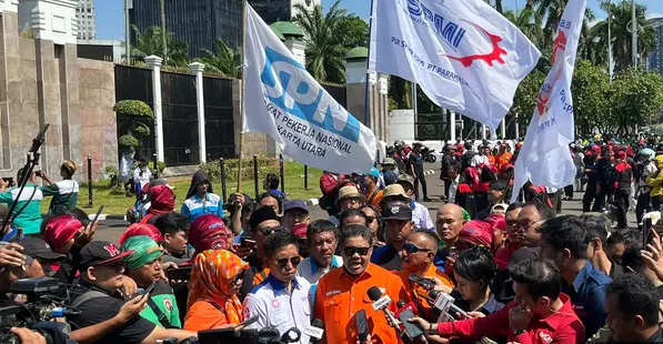 Said Iqbal Janjikan Aksi Buruh di Depan DPR Berlangsung Damai