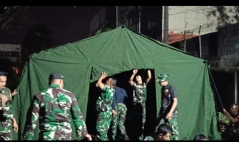 TNI AD Dirikan Posko Darurat untuk Warga Terdampak Banjir