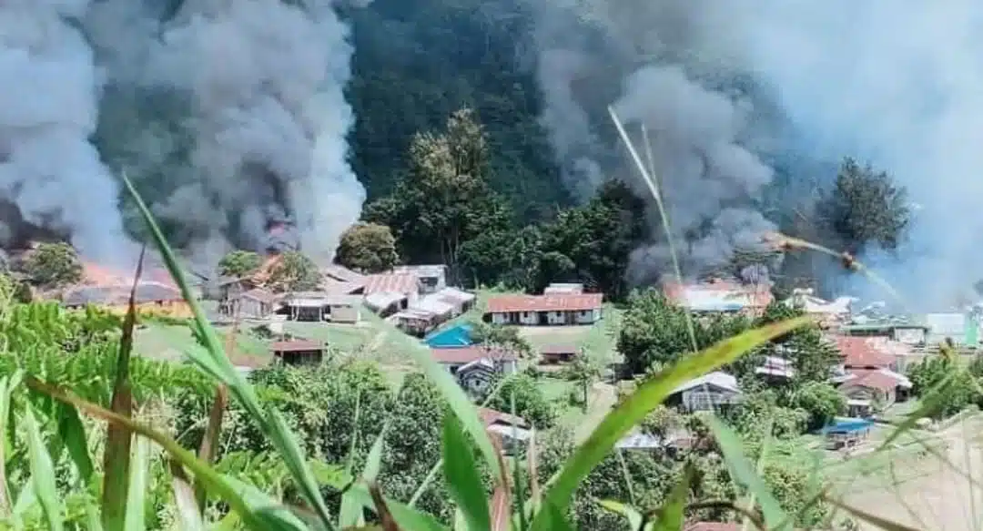 TPNPB-OPM bertanggung jawab atas pembakaran rumah ibadah, sekolah hingga Puskesmas di Kwirok