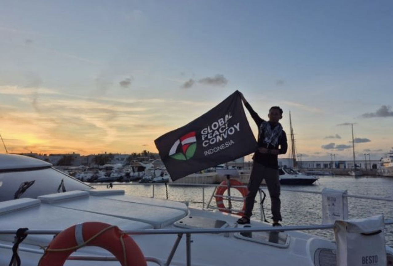 Relawan Indonesia Berlayar ke Gaza Gabung Misi Flotilla