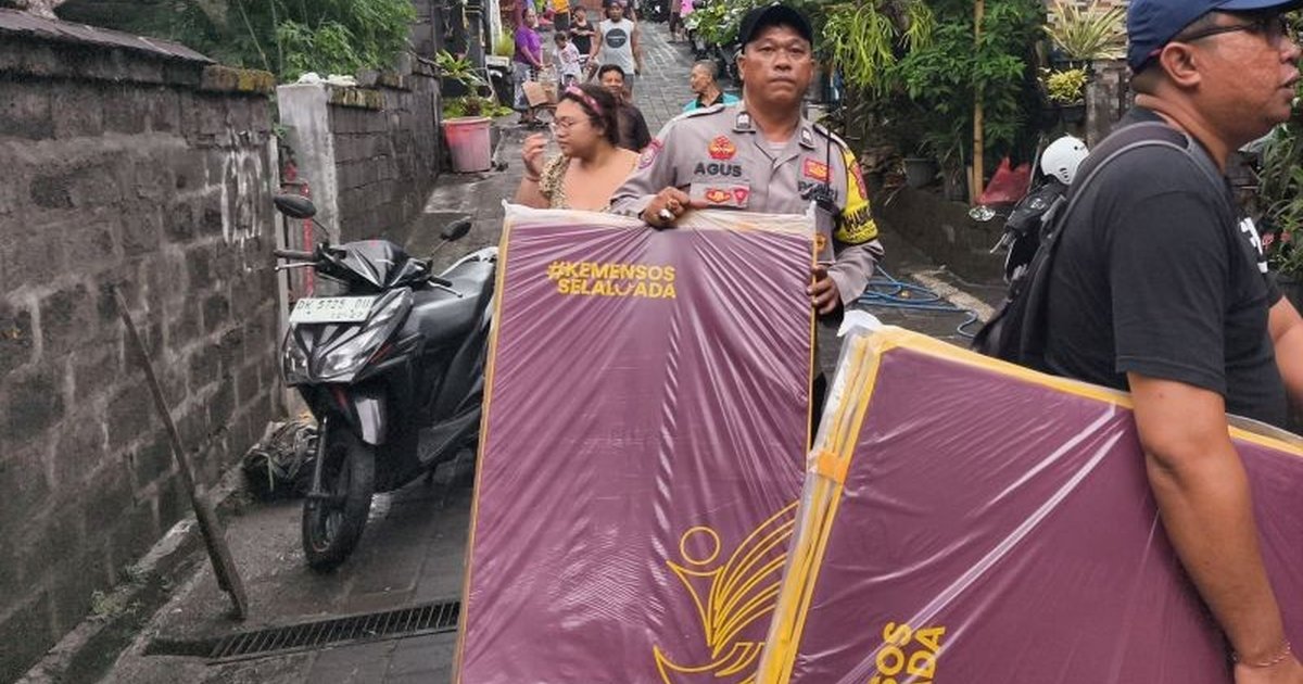 Kemensos Gerak Cepat, Salurkan Ribuan Bantuan Logistik untuk Korban Banjir Bali