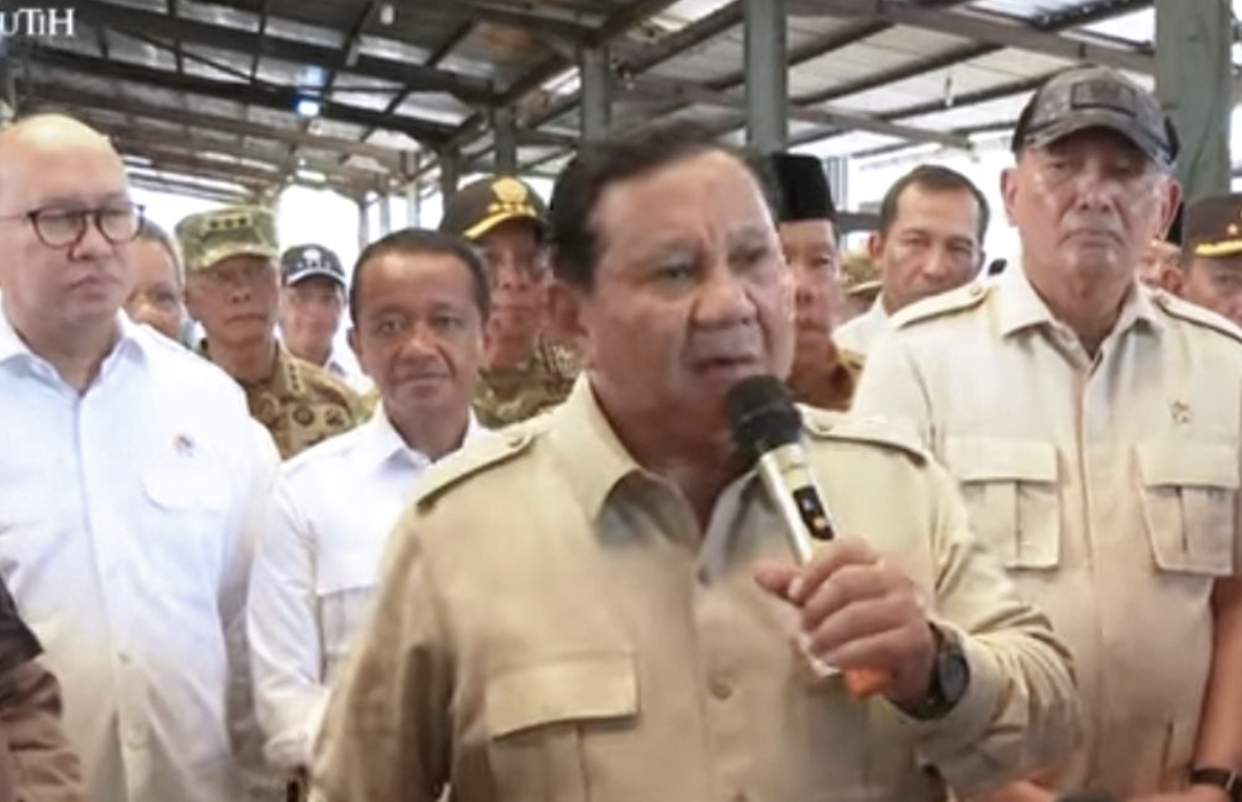 Prabowo: Potensi Kerugian Negara Capai Rp300 Triliun dari Tambang Ilegal