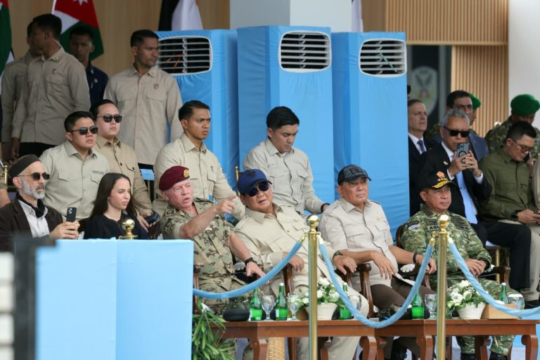 Presiden Prabowo dan Raja Abdullah II ibn Al Hussein Saksikan Demonstrasi Drone Kolaborasi TNI–Angkatan Bersenjata Yordania