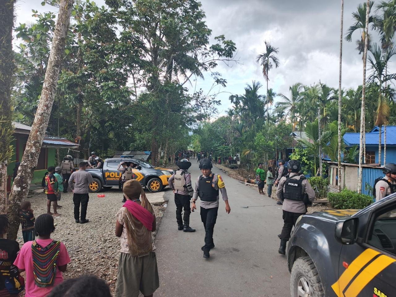 Dua kelompok massa saling serang di Kabupaten Mimika