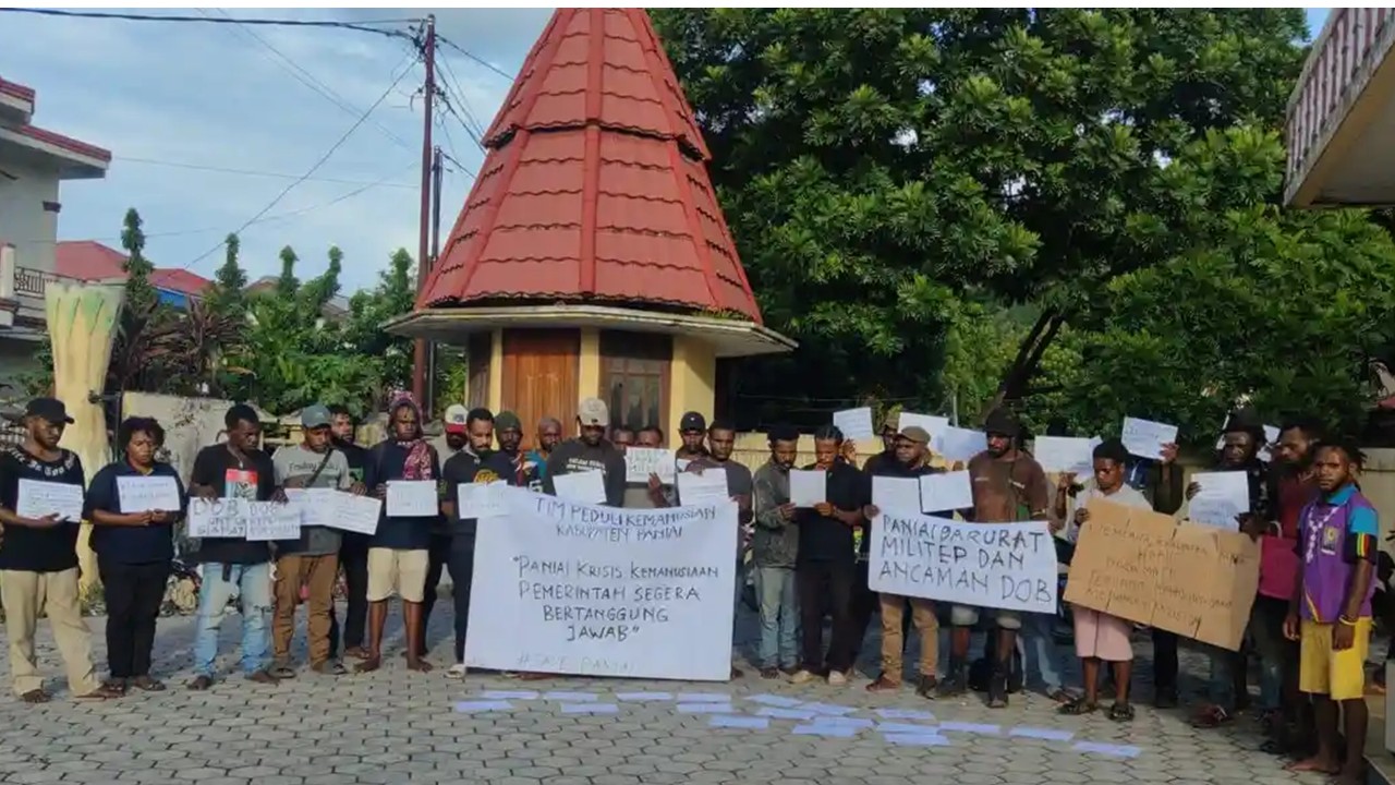 Mahasiswa asal Paniai tolak DOB, PSN dan Militerisasi di Papua