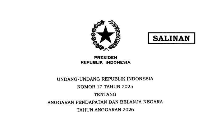 UU APBN 2026 Resmi Berlaku, Target Penerimaan Pajak Rp 2.693 Triliun