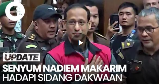 Nadiem Makarim Didakwa Rugikan Negara Rp 2,1 T dalam Kasus Korupsi Pengadaan Chromebook