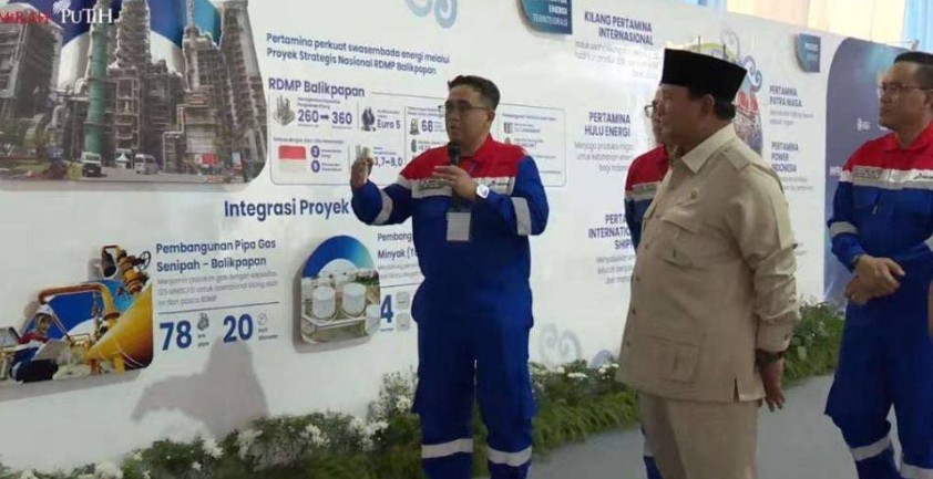 Prabowo Resmikan Kilang RDMP Balikpapan, Pacu Target Kemandirian Energi Nasional