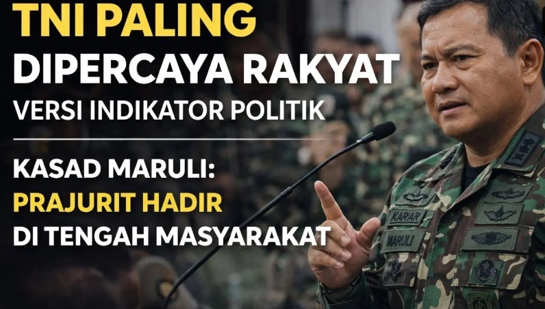 TNI Raih Kepercayaan Publik Tertinggi, Kasad Maruli: Kehadiran Prajurit di Tengah Rakyat Jadi Kunci